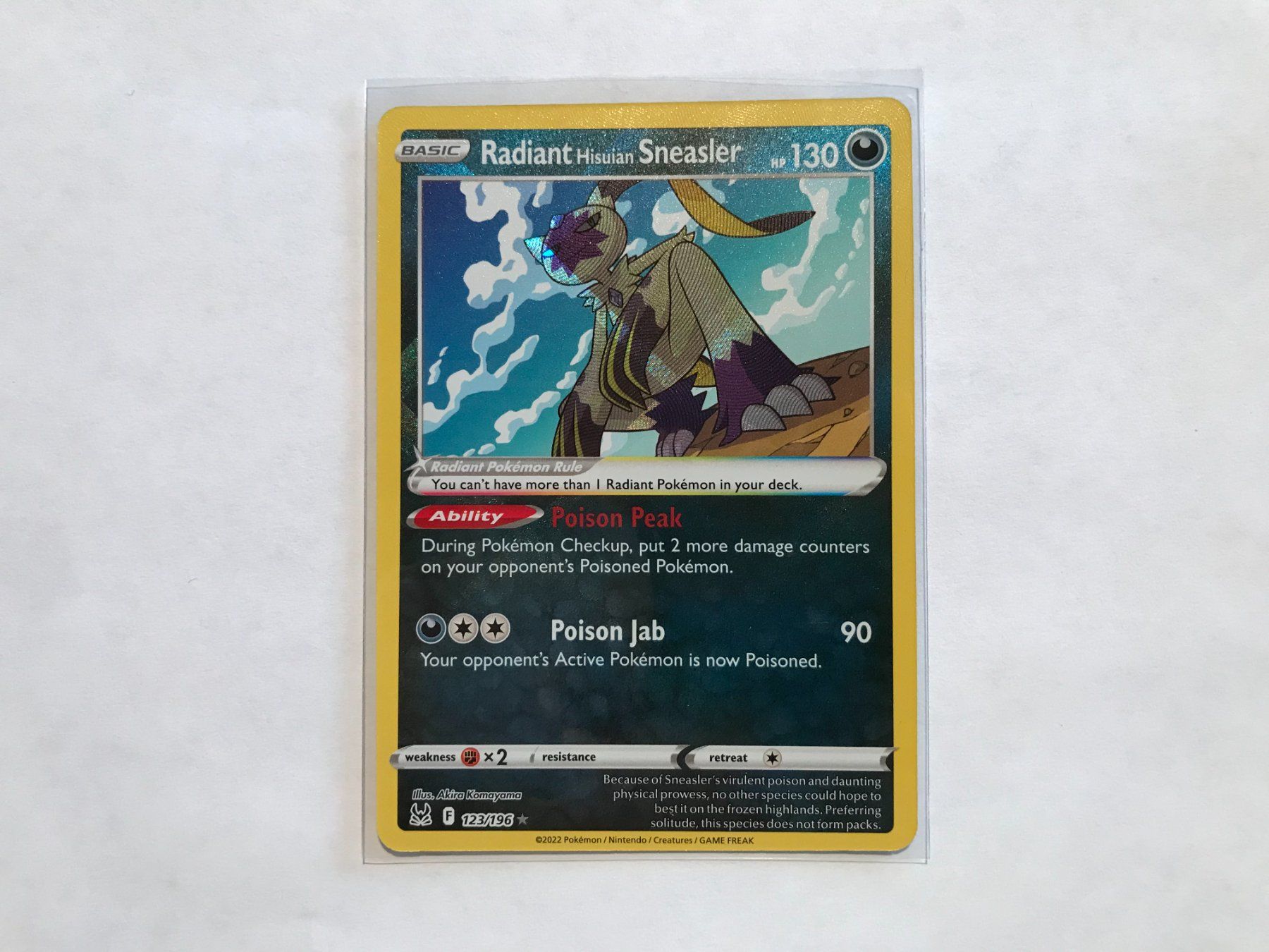 Pokémon Carte collezionabili: Radiant Hisuian Sneasler Lost Origin EN – Nuovo (secondo la descrizione) da Hagendorn venduto da Pokecollectorch
