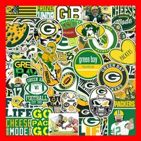 50 tlg Stickerset Green Bay Packers Football NFL Super Bowl
