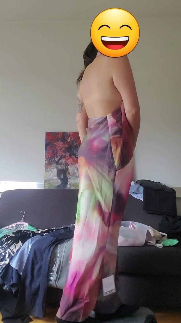 Asos Vestiti: Never used - Multicolor backless maxi dress – Nuovo e nell'imballaggio originale da Genève venduto da lucianartm 3