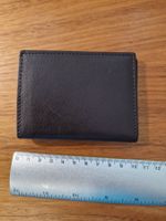 Elegantes Portemonnaie/Kreditkartenetui - Braun, Leder (C40)