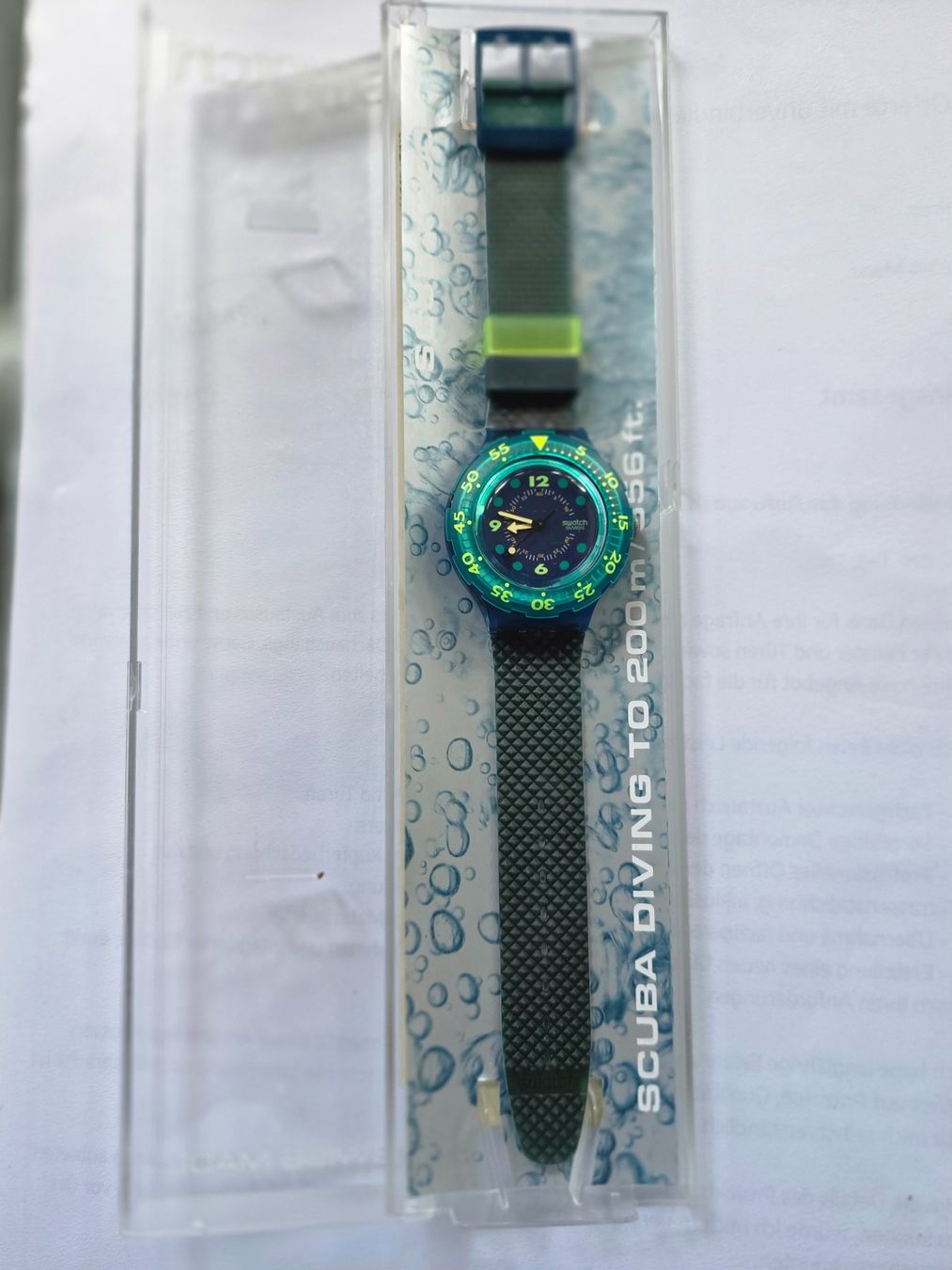 Swatch Montres: Swatch Uhr Scuba – Neuf avec emballage d'origine à Zürich par adriben 1