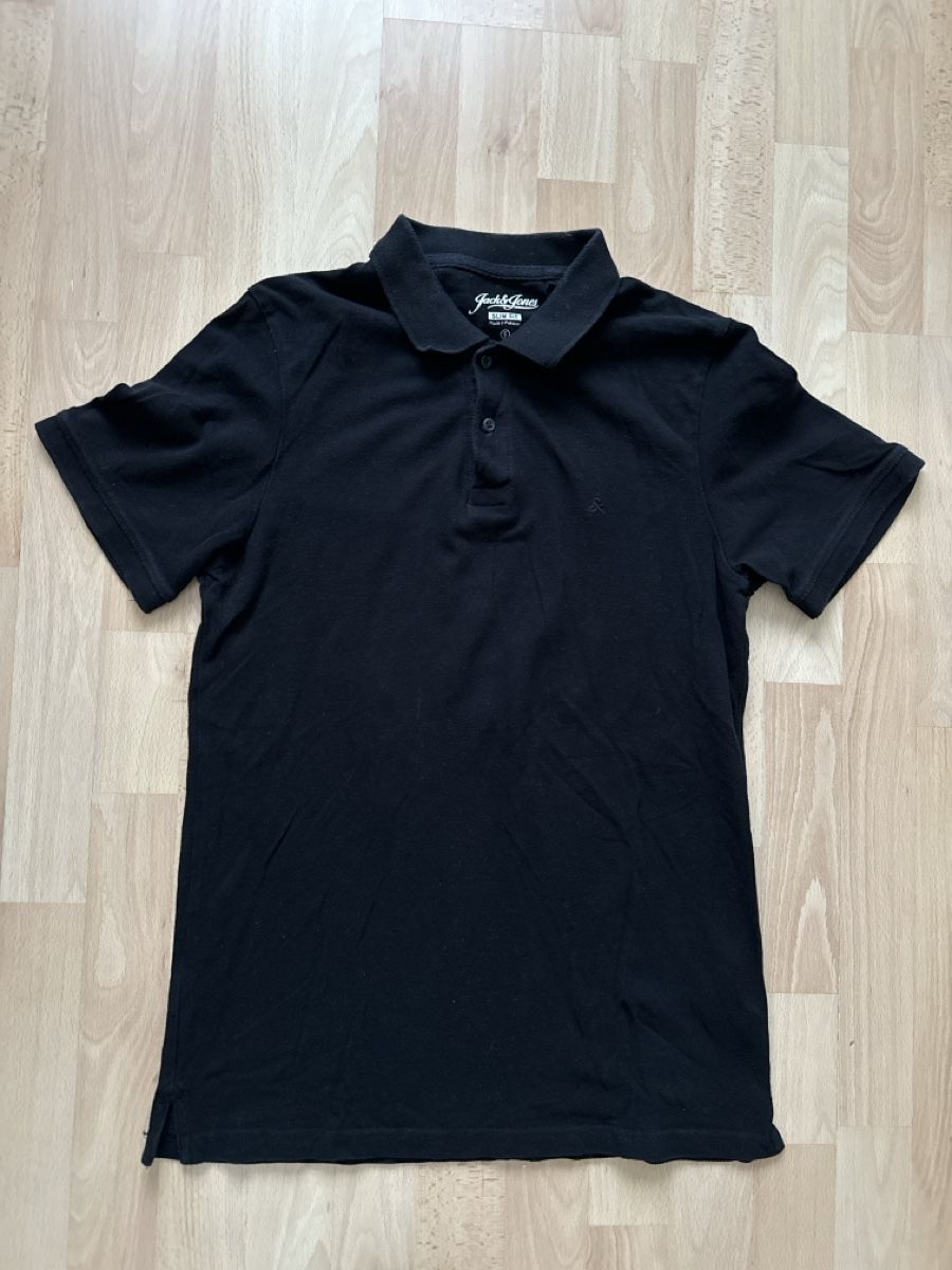 Jack & Jones Magliette Polo: Jack & Jones Poloshirt schwarz Grösse S – Usato da Buchs AG venduto da Dasmusstduhaben