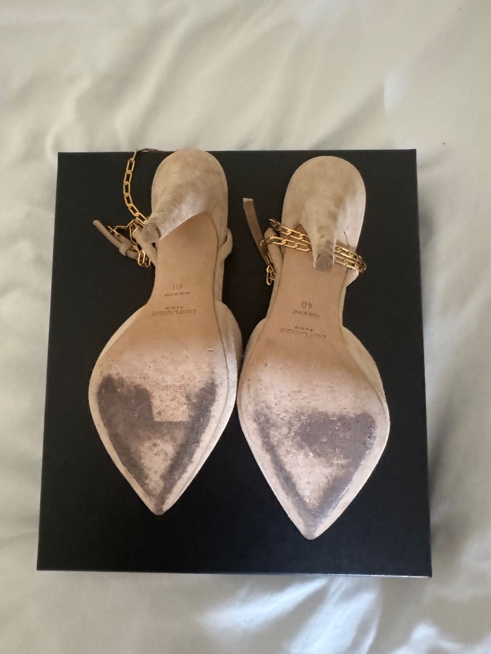 Saint Laurent Damenschuhe: Saint Laurent Runway Chain Heel – Gebraucht aus Zürich von mha_dpn6 4