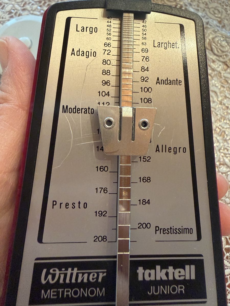 Wittner Misurare: Wittner Taktell Junior Metronom, rot – Usato da Uzwil venduto da Calla03 2