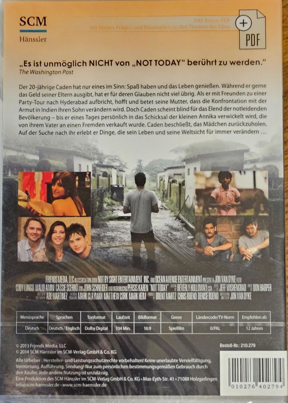 Tutti i DVDs: Not Today – Nuovo e nell'imballaggio originale da Wahlen b. Laufen venduto da Cg10 1