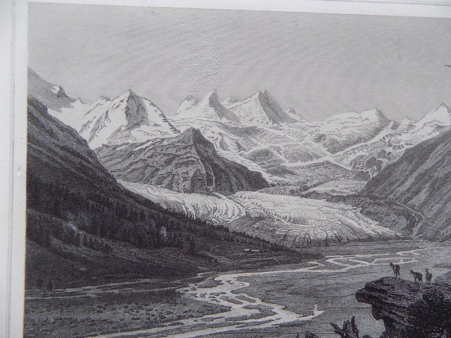 Gravures: Roseg Gletscher Engadin – D'occasion à Risch par Antikfee 4