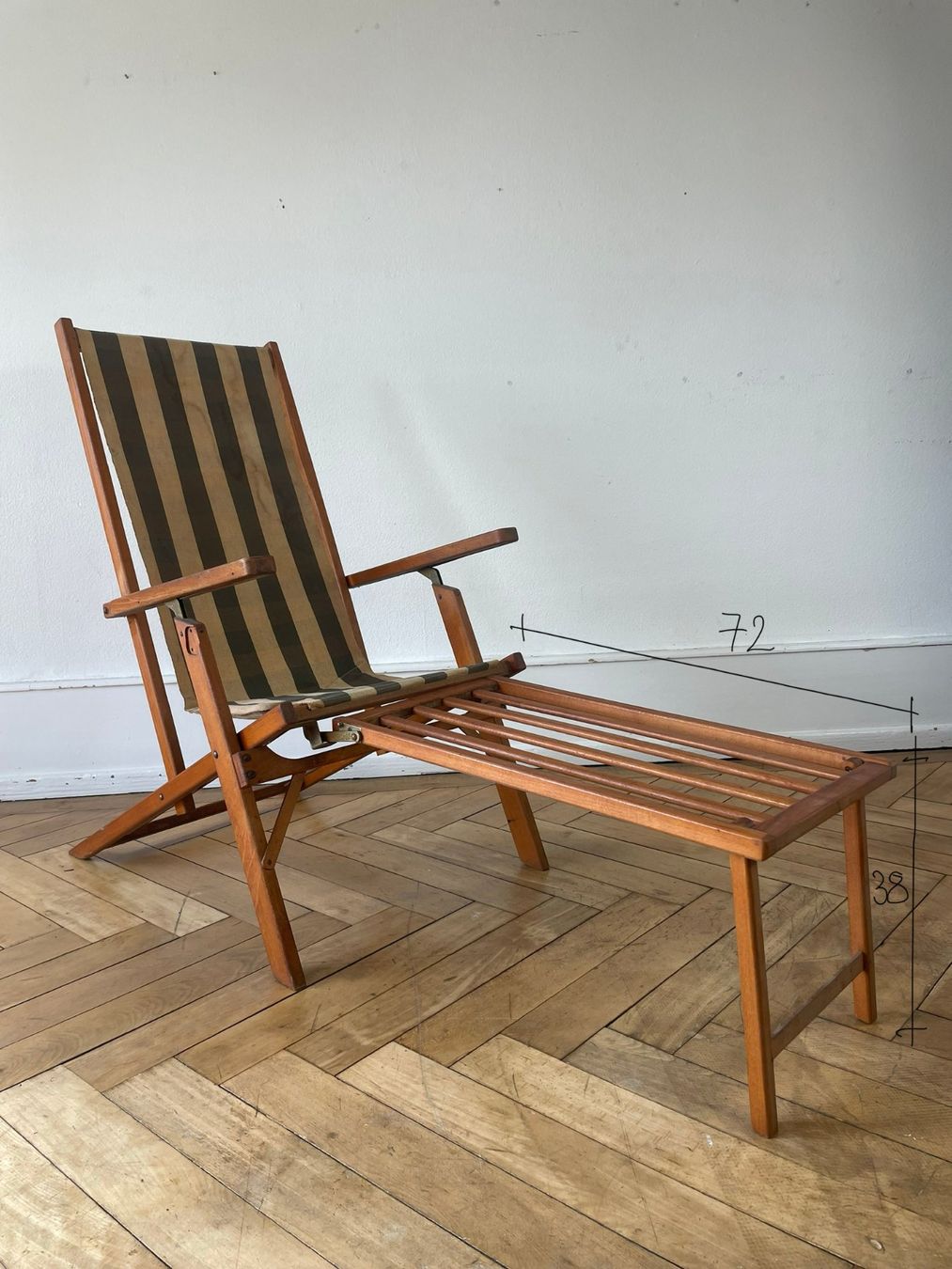 Sedie a sdraio: Fahrner Liegestuhl Designklassiker – Usato da Bern venduto da respublica 1