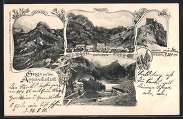 Meglisalp, Ansicht mit Altmann und Seeal