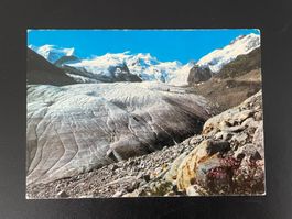 AK GR Morteratschgletscher mit Berninagruppe, Engadin