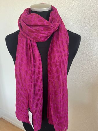Colora Schal, Dunkelpink, NEU