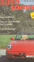Auto Sommer Magazin: Beilage Cabrios & vintage 21.Mai 1992