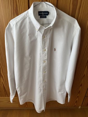 Ralph Lauren Oxford Hemd Weiss Gr.L/XL *Top Zustand*