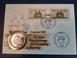 1983 Silber Münzbrief 1683 Concord