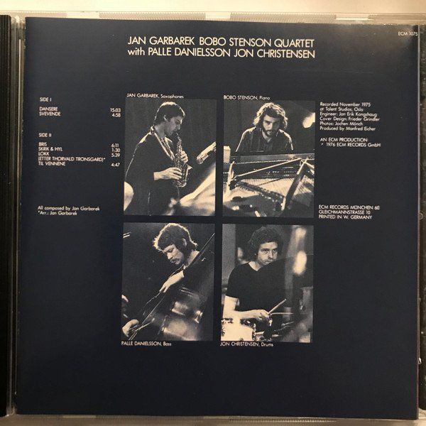 CDs: CD JAN GARBAREK/BOBO STENSON QUARTET - JAZZ – Gebraucht aus PORRENTRTUY von RABAIS_SPORT 2