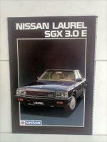 Brochure Catalogue Nissan Laurel SGX 3.0 E 1986 (Suisse)