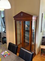 Biedermeier Stilmöbel Vitrine Glasvitrine Empire Schrank