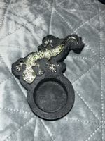 Dekorative Gecko Kerzenhalter, seltenes Sammlerstueck!