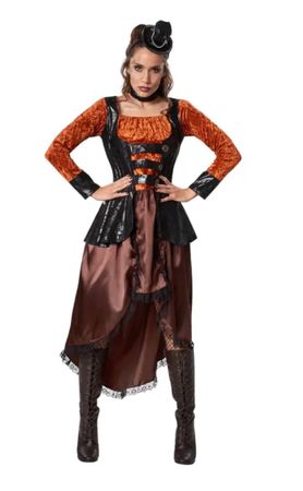 Karneval/Fasnacht Kostüm: Piratin, Punk Steampunk Grösse S