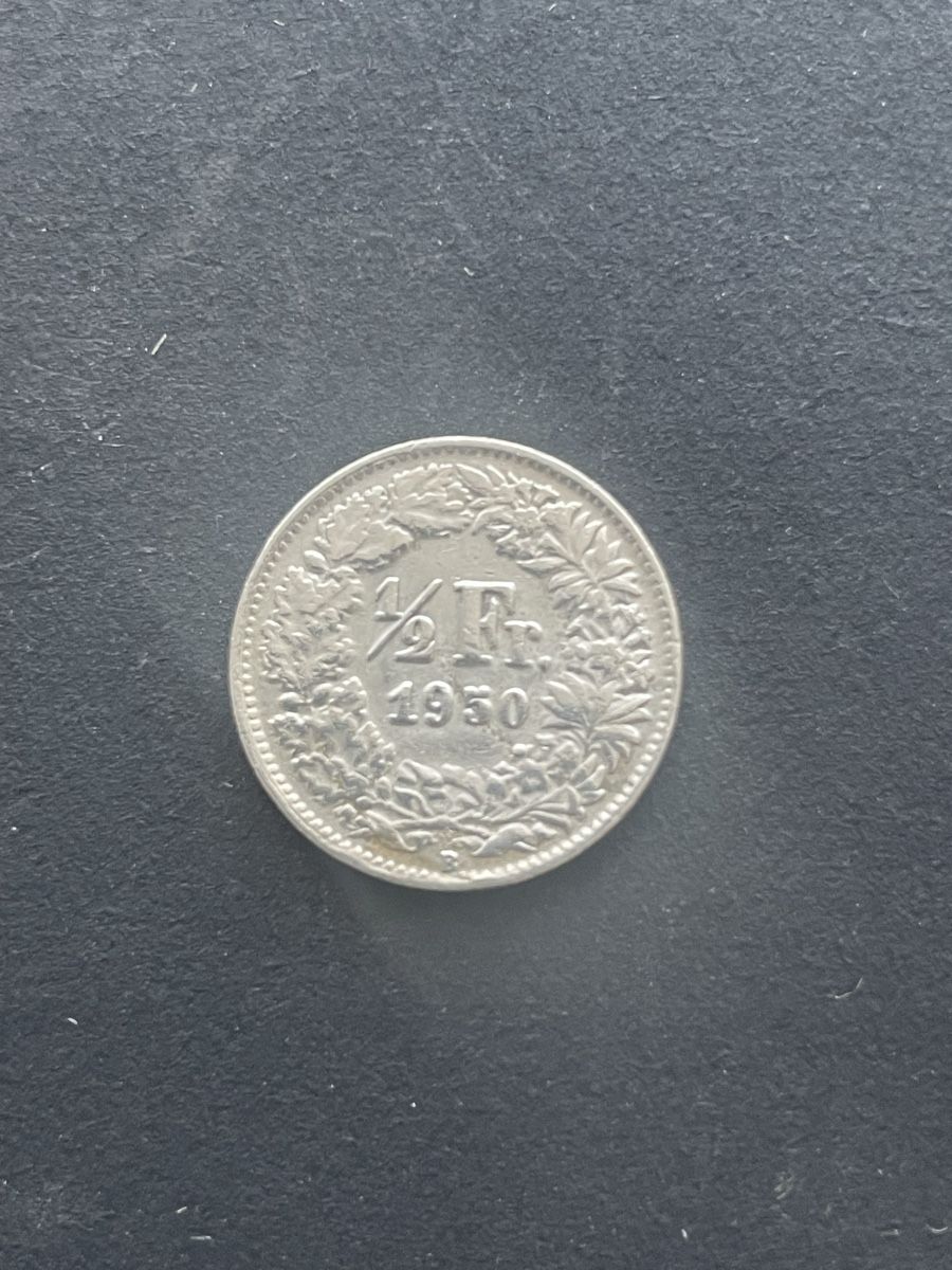 Toutes les monnaies: -.50 Silber CH Jahr 1950 – D'occasion à Meierskappel par Hala03 1