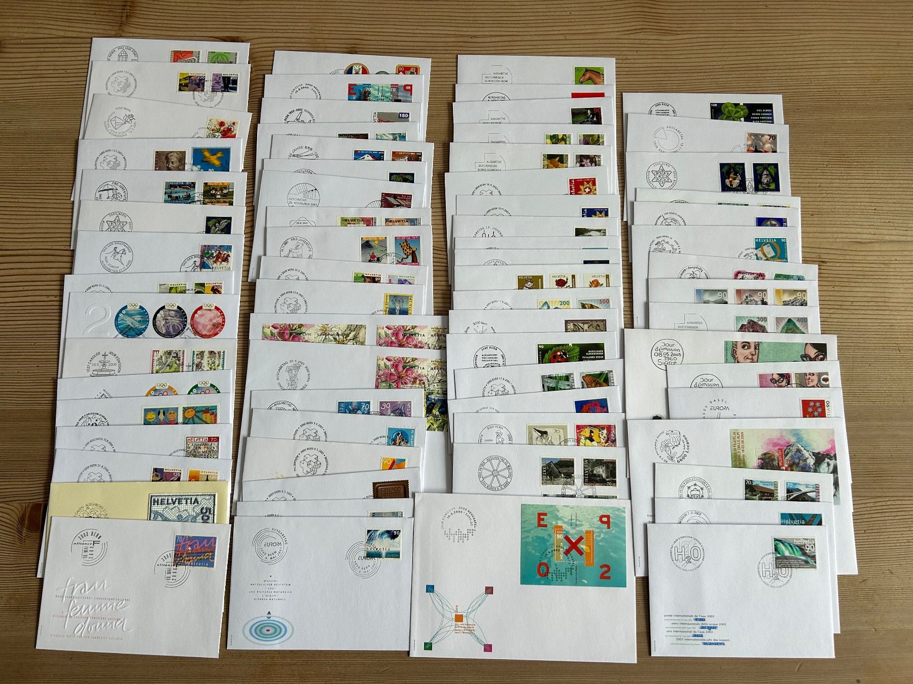 Tutti i francobolli: Set FDC Schweiz 1996 bis 2005 – Nuovo (secondo la descrizione) da Martina venduto da migrol06 1