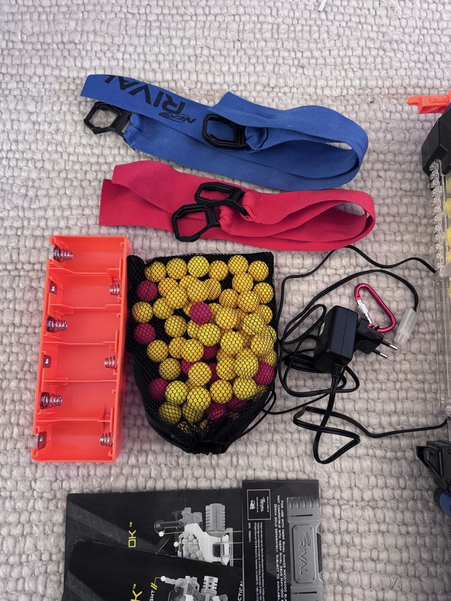 Nerf Spielzeuge: SELTENE Nerf Rival Blaster mit Akku und Extra Bällen – Gebraucht aus Oberdorf SO von liam_ccc 1
