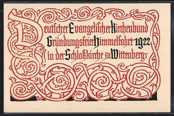 Entiers postaux: Wittenberg / Elbe, Gründungsfeier Deuts – D'occasion à Berlin par bartko-reher