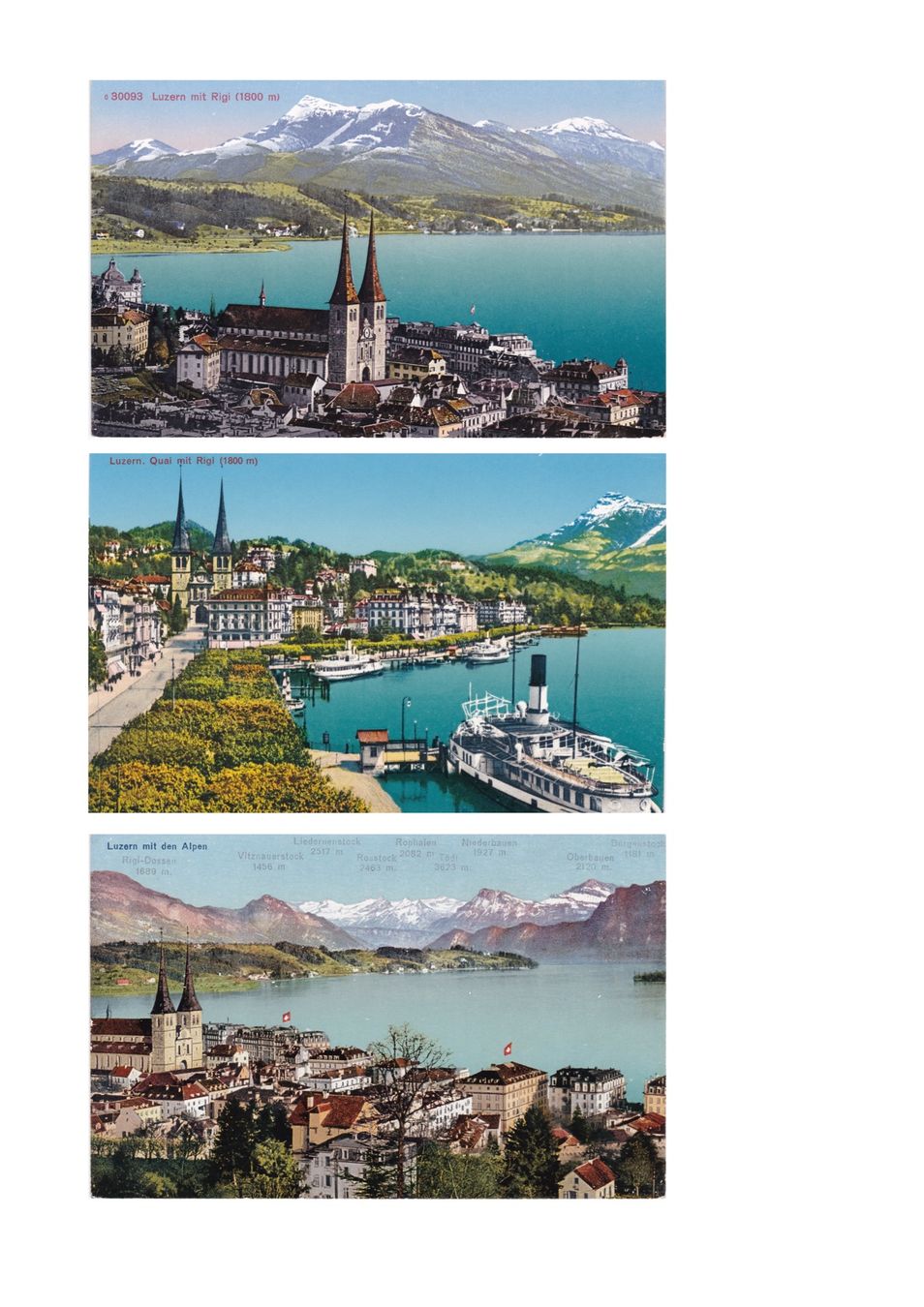 Cartoline postali: Konvolut Luzern – Usato da Baar venduto da dokuba 1