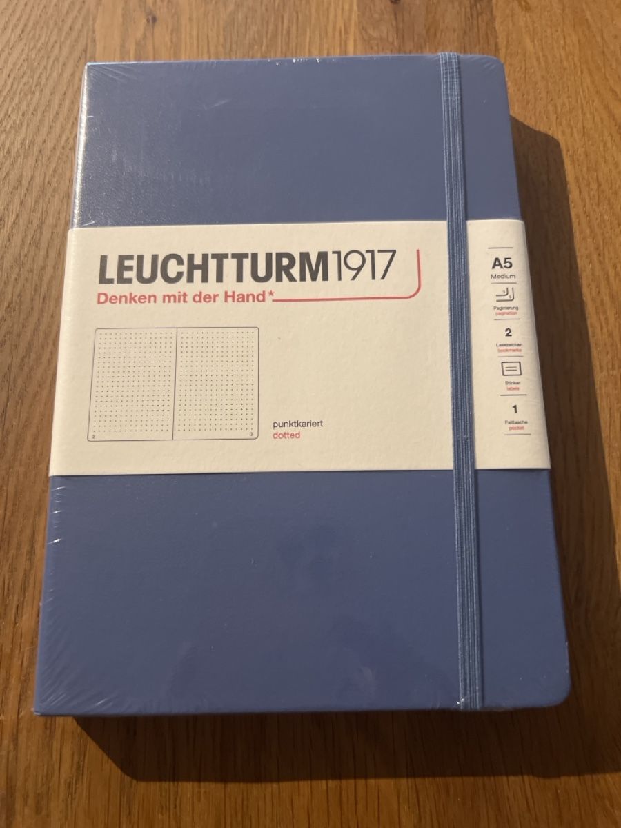 Blocchi: LEUCHTTURM 1917 Notizbuch A5  – Nuovo e nell'imballaggio originale da Uznach venduto da Apuutze