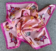 Codello - frisches Sommer Foulard, Schmetterlingsmotive