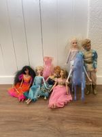 Prinzessinnen- barbie-Set mit Pferd, gut erhalten, inkl. Kle