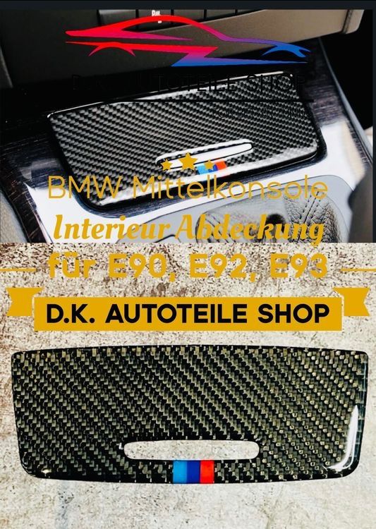 BMW Tutti pezzi di ricambio auto: BMW Mittelkonsole Interieur Abdeckung für E90, E92, E93 Neu – Nuovo e nell'imballaggio originale da Balsthal venduto da D.K.Autoteile12