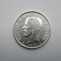 Schweden . 1 Krona . 1939 . Silber .