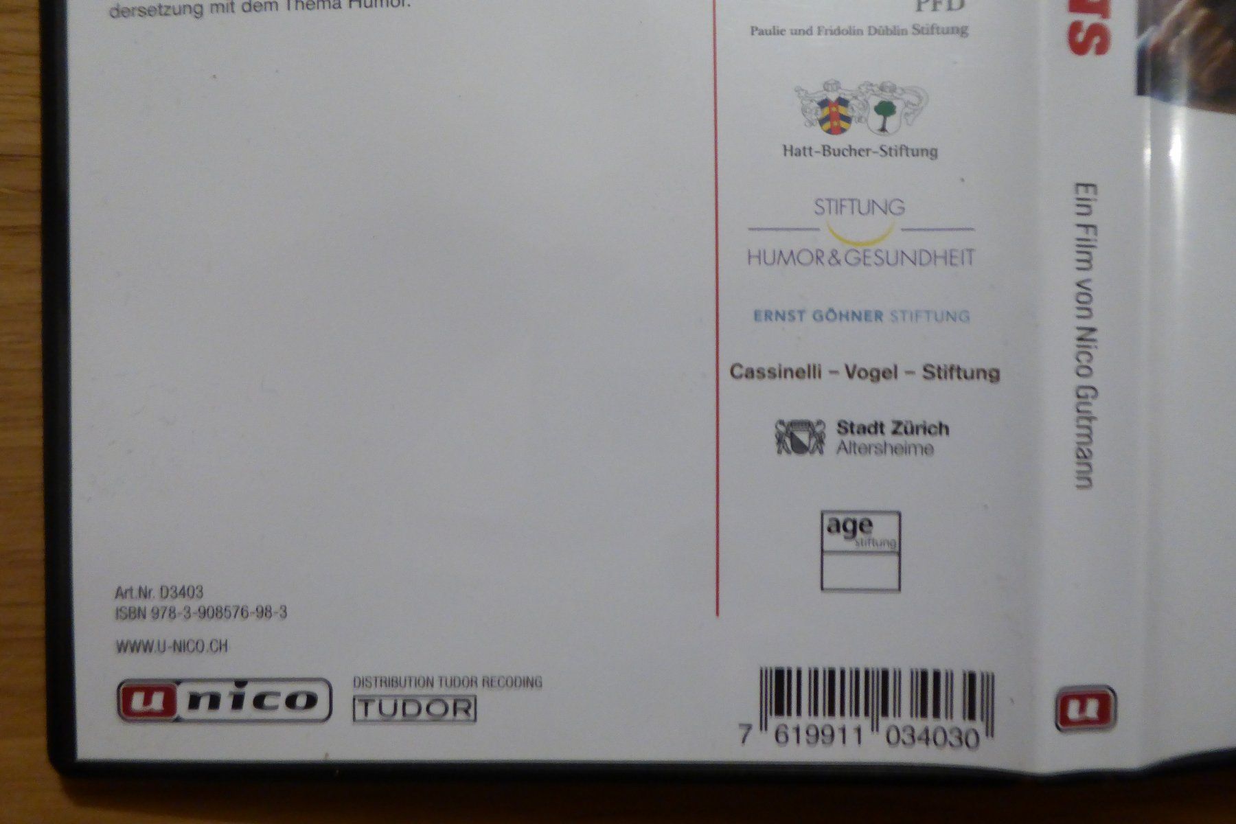 Tutti i DVDs: DVD Die etwas anderen Clowns – Usato da Allschwil venduto da Summelsarium 2