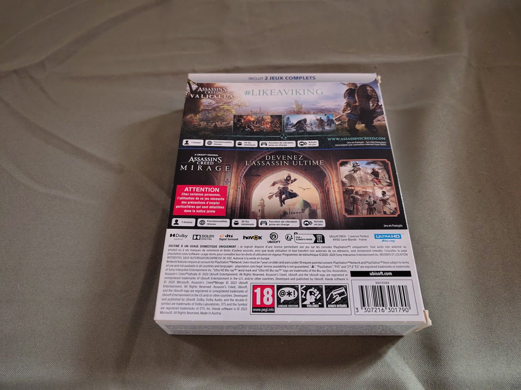 Sony Giochi: Jeu PS5 Assassin's Creed Mirage + Valhalla – Usato da Saxon venduto da dan_drn5 1