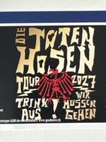 Zwei Stehplatztickets Die Toten Hosen, 19.06.27 in Bern