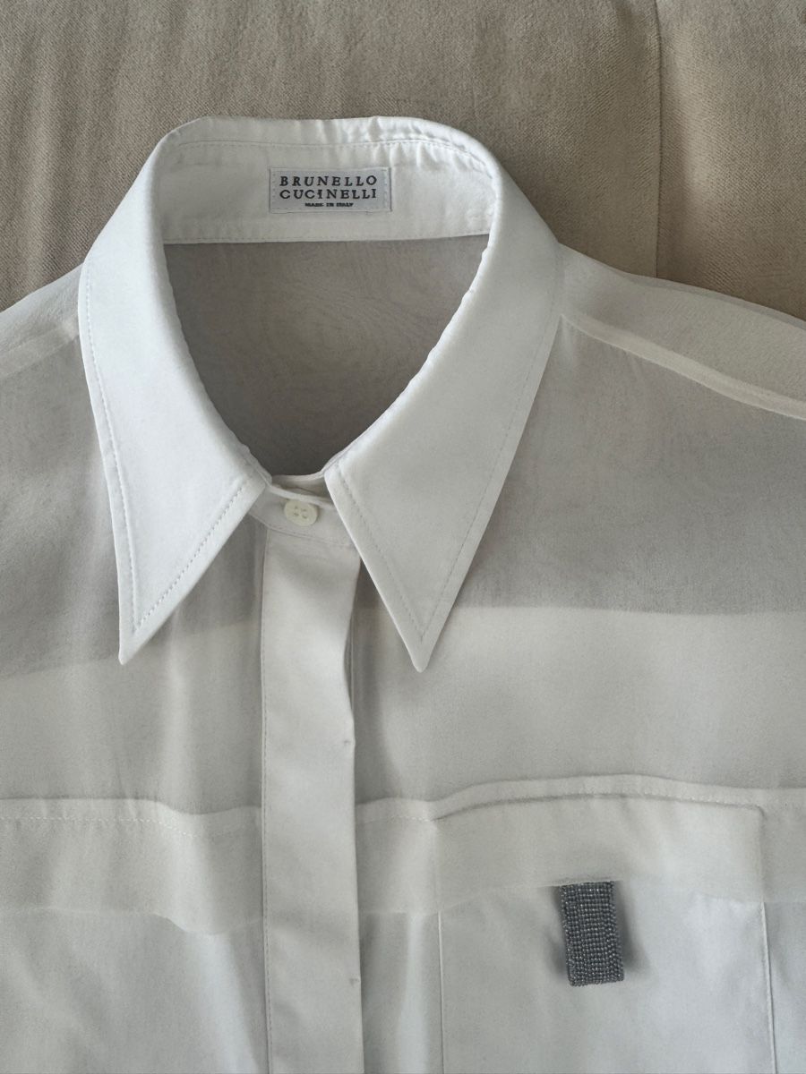 Brunello Cucinelli Camicette: Brunello Cucinelli Shirt – Usato da Zug venduto da Arina2