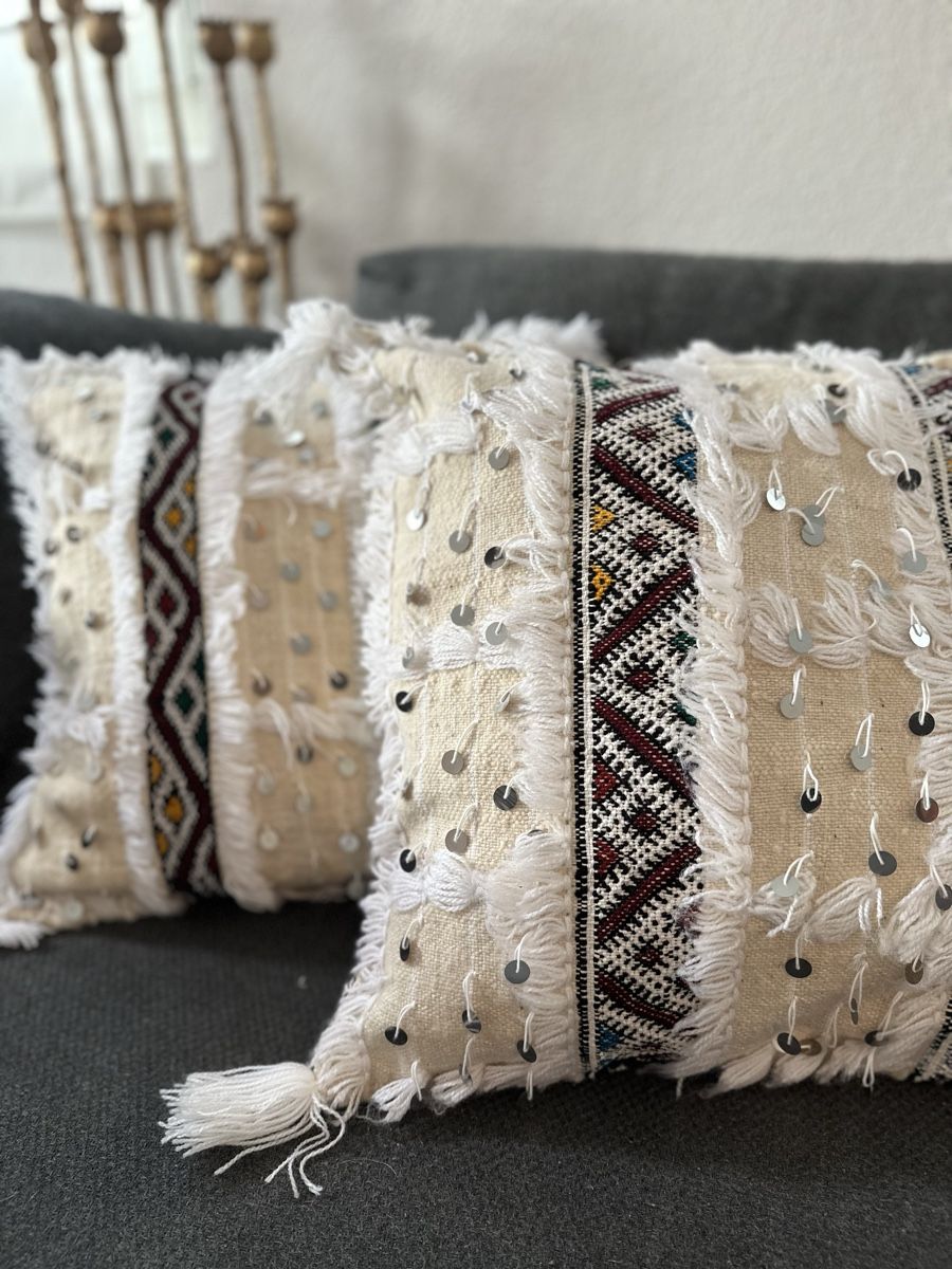 Kissen: Berber handgefertigte Kissenbezug – Neu und originalverpackt aus Opfikon von Zentou 3