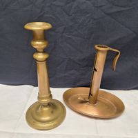 2 antike Kerzenständer (KS18)