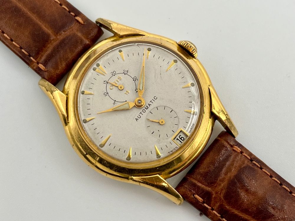 Oris Vintage Automatik 601 KIF mit Gangreserve Datum