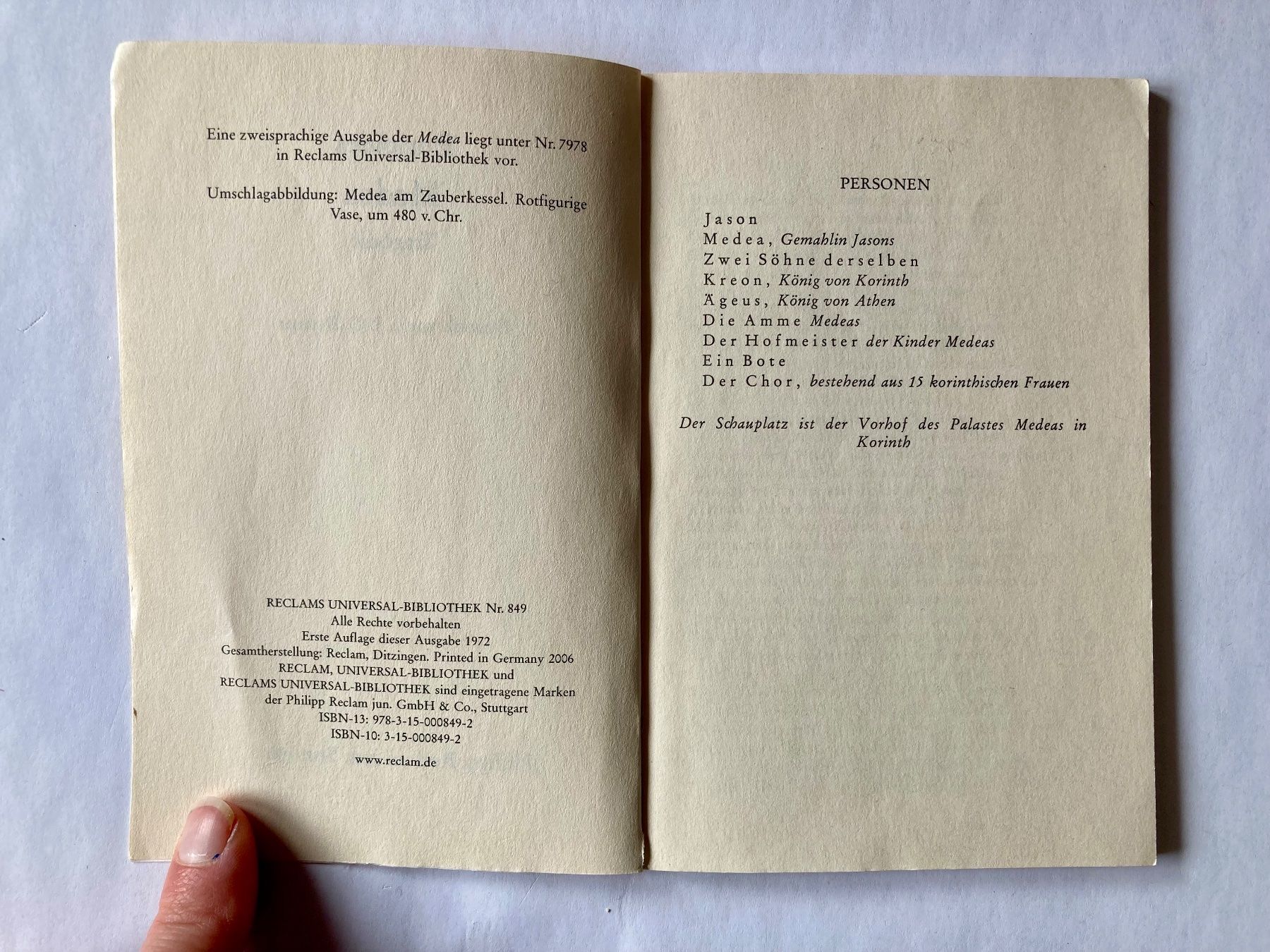 Libri: Euripides - Medea (Tragödie) – Nuovo (secondo la descrizione) da Bubendorf venduto da Alpenheidi 3
