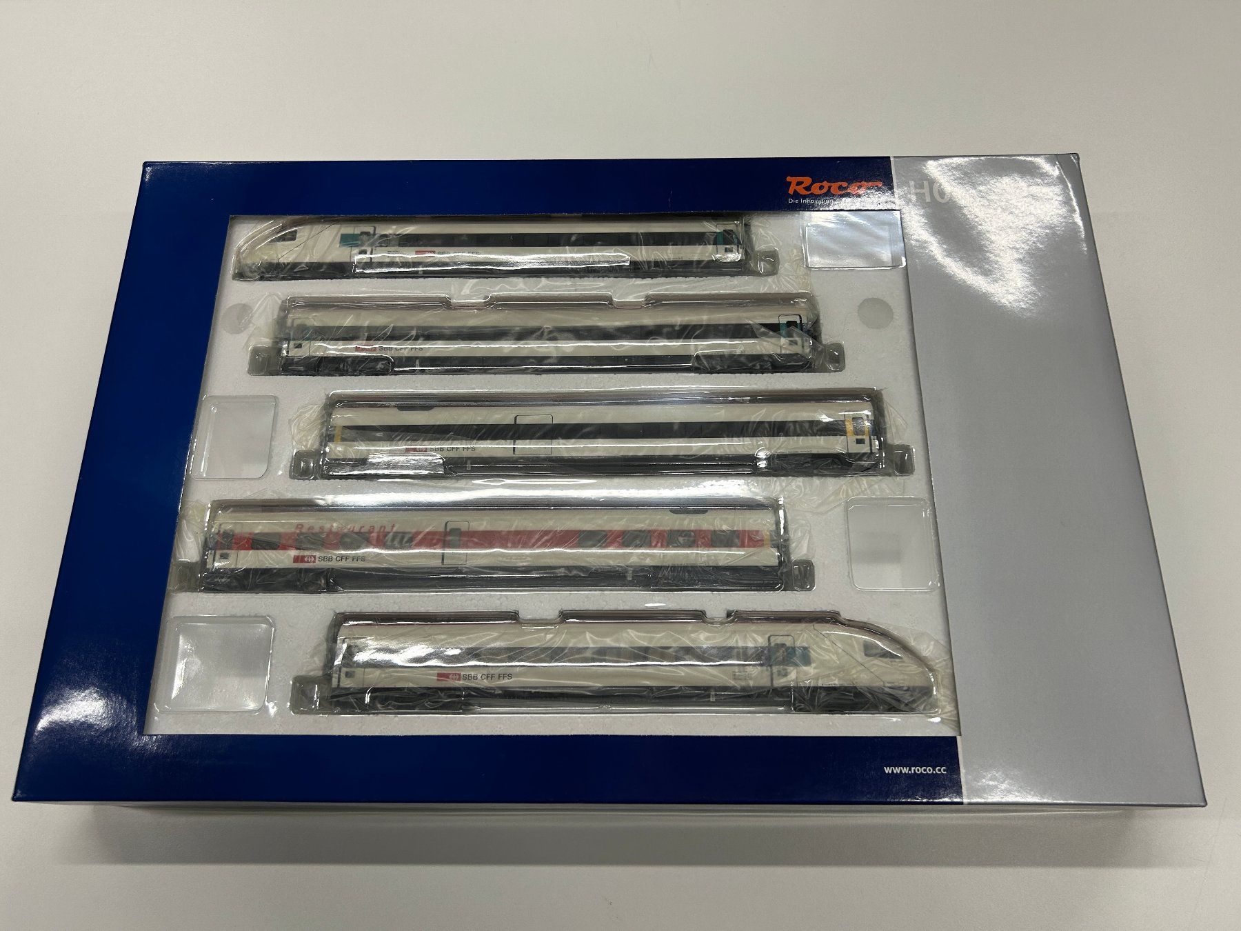 Roco Modellini di ferrovie: ROCO 63154 SBB ICN set DCC sound – Nuovo e nell'imballaggio originale da Ecublens VD venduto da sun_l587