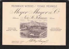 Neu St. Johann SG , Mechanische Weberei,Ed. Meyer-Mayor&Cie