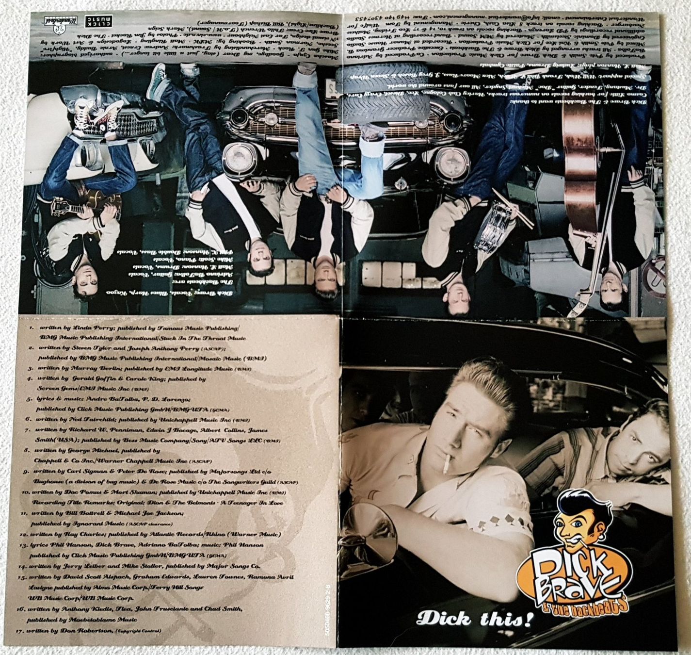 CD: Dick Brave & The Backbeats – Dick This! - CD - 2003 – Usato da Uster venduto da Zardodel 6