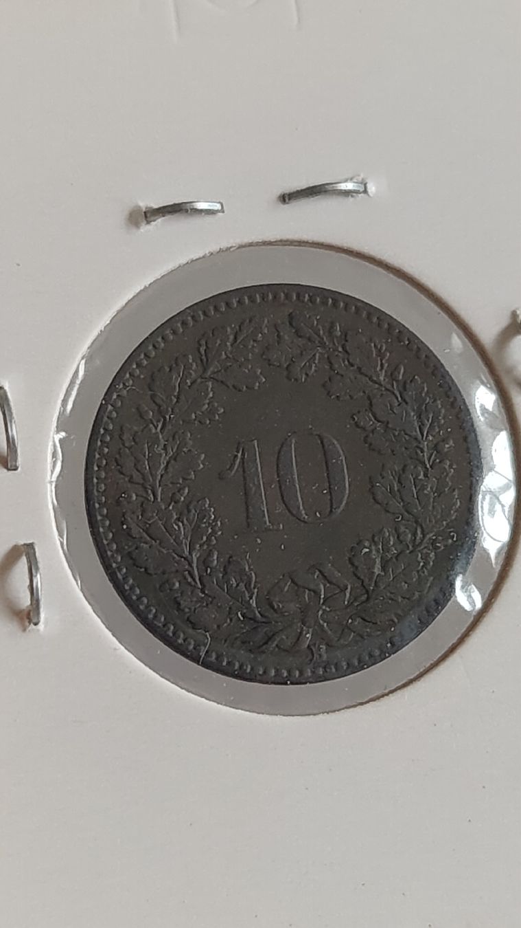 Tutti le monete: 10 Rappen 1919, Schweiz (LP2) – Usato da Neuenhof venduto da tap_mxt6