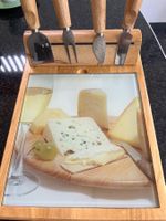 ❤️🍀❤️ Holz mit 4 Messer für Käse Set ❤️🍀❤️‪‪‪‪‪‪‪‪‪‪‪