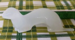 Hadeland Glas Vintage Otter Figur 10cm Norwegen
