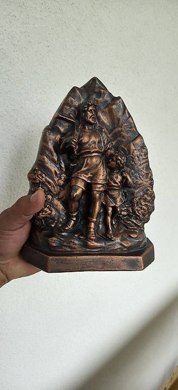Sculture & Statue: Wilhelm tell Skulptur – Usato da Pfaffnau venduto da Hawaiano 1