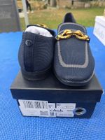 Loafer La Strada blau goldfarben Details Grösse 40 neu