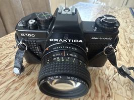 Praktica B100 Exa 1a Kameras mit Zubehör Set gebraucht