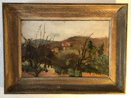 RUDOLF ZENDER  (1901 - 1988 Rüti/Winterthur)  Feines Gemälde